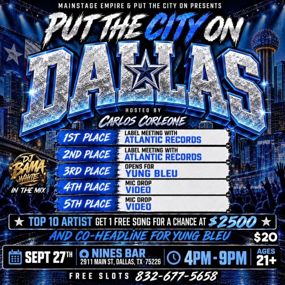 Put The City On Dallas event flyer