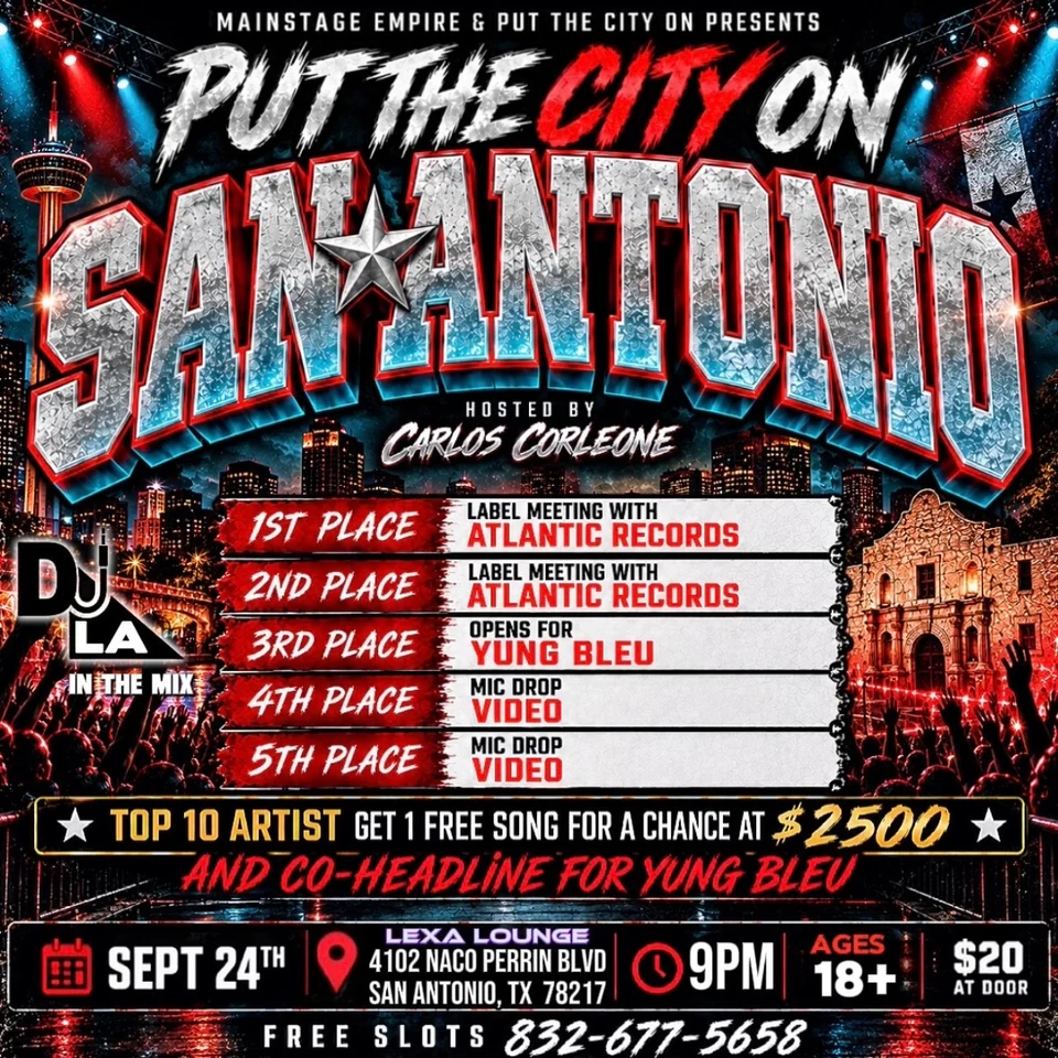 Put The City On San Antonio event flyer